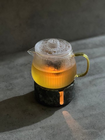 復古綠溫茶爐/仿舊/水泥/保溫/蠟燭加熱/茶道用品/手工