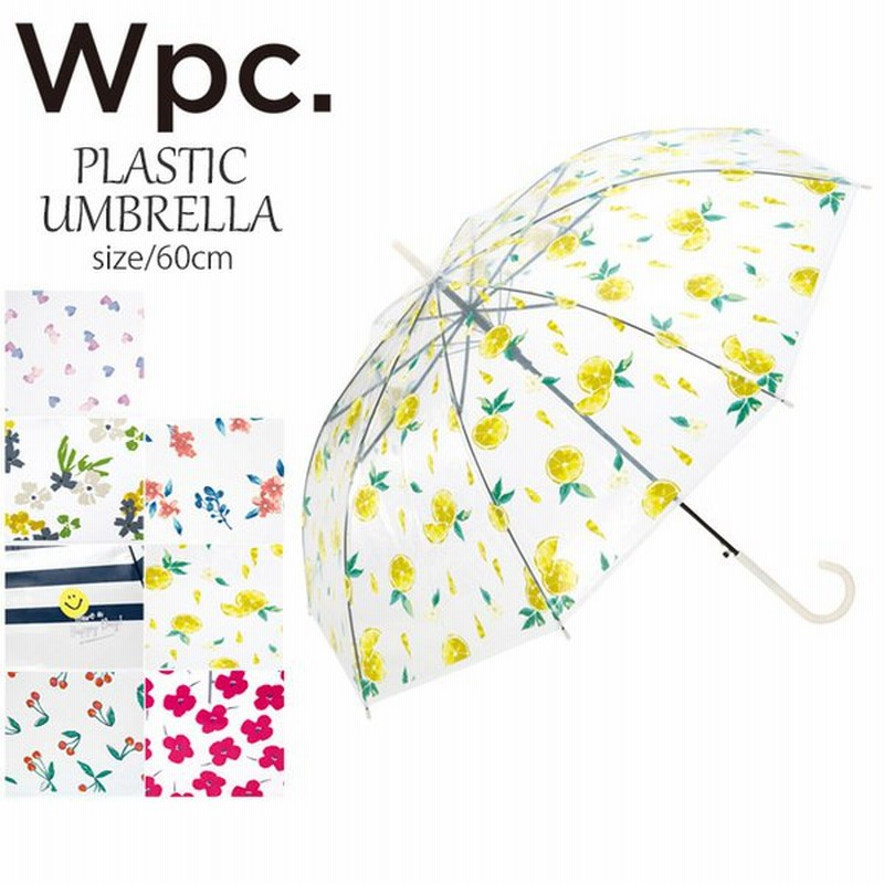 傘 レディース 長傘 おしゃれ ビニール傘 60cm Wpc ワールドパーティー Plastics Umbrella ジャンプ傘 雨傘 通販 Lineポイント最大0 5 Get Lineショッピング