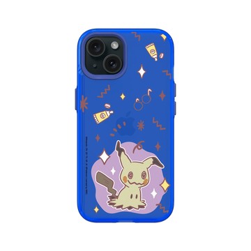 iPhone 15 Clear 激光藍 - 寶可夢 Pokemon - 暖色系列-謎擬Q
