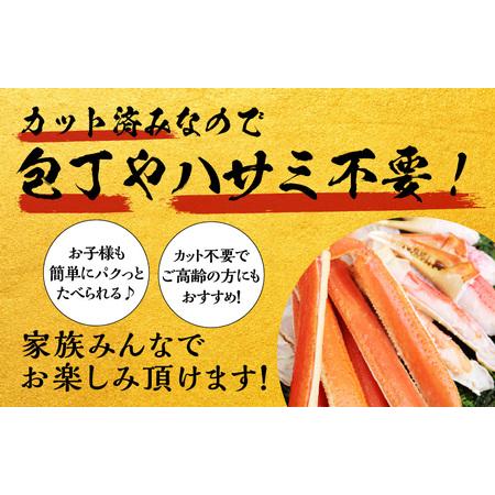 ふるさと納税 ボイルズワイ蟹 1.2kg カット済み（3-4人前） 大阪府泉佐野市