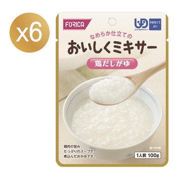 【日本FORICA福瑞加】介護食品 元氣雞湯米粥 100gX6