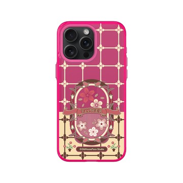 iPhone 15 Pro Max Clear 粉漾桃 - 老屋顏 Old House Face - 鐵窗花 - 花卉