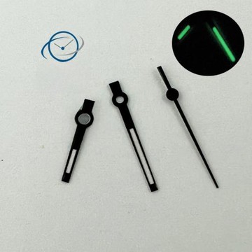 手表配件黑色指針替換精工NH35 NH36 美優達8215 8205 821AETA282