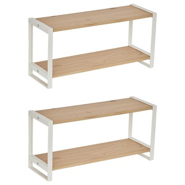 Cimelax 多用途收納層架 白色  395 x 130 x 188mm  2層