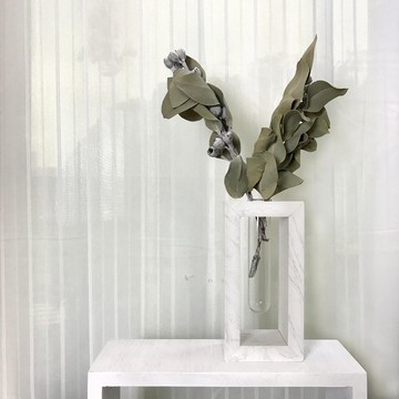 【 試管方系列A - 方框 】大理石花器 .鮮花. 乾燥花.水耕