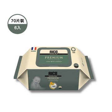 【廠商直送】RICO baby金盞花濕巾70抽-Premium*6入