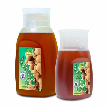 彩花蜜 台灣龍眼蜂蜜擠壓瓶升級組(700g+350g)