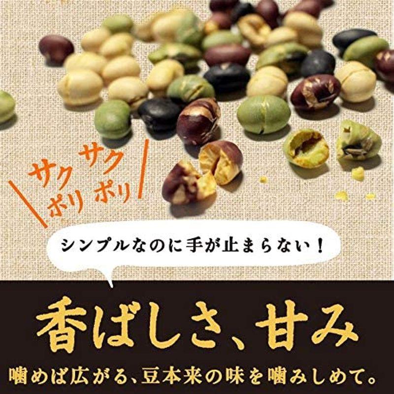 波里 4種の煎り豆ミックス 500g 国産 煎り大豆 無塩 無添加 豆菓子 乾燥豆