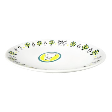 yamaka 山加商店 嚕嚕米 Moomin 陶瓷餃子盤 日本原產  23 x 16.5 x 2.5cm  1個
