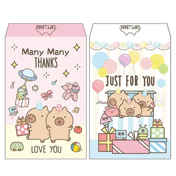 水豚 信封式禮物袋 (款式隨機出貨)