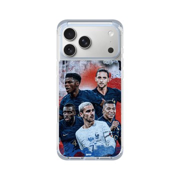 iPhone 17 Pro Max ClearX (MagSafe 兼容) 冰透藍 - FFF - France National team - Mix Jerseys