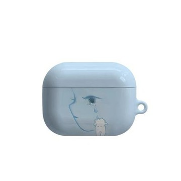 女孩眼淚進口涂層藍牙耳機殼 適用于AirPods3代保護套Pro耳機4代
