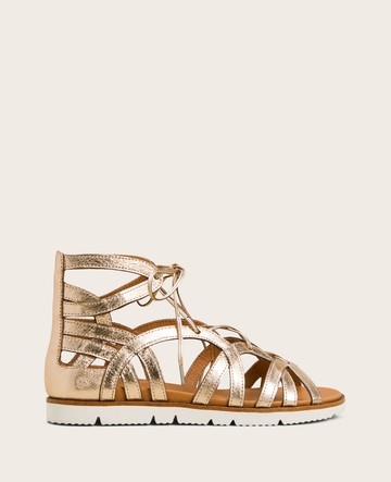Gentle Souls | Lavern Lite Lace Up Gladiatior in Rose Gold, Size: 6 by Kenneth Cole