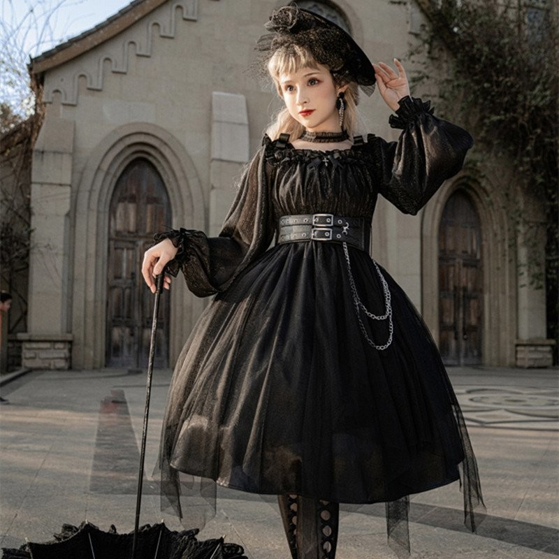 ワンピース ロリィタ Lolita 黒ロリ 花嫁 仮装 ハロウィン衣装ワンピース ゴシック風 レディース 日常ワンピース ロリータ 新作 衣装 通販 Lineポイント最大0 5 Get Lineショッピング