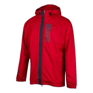 adidas Sports Zipper Hooded Jacket Purple