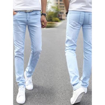 Slim Fit Stretch Casual Skinny Jeans修身彈力休閑小腳牛仔褲男