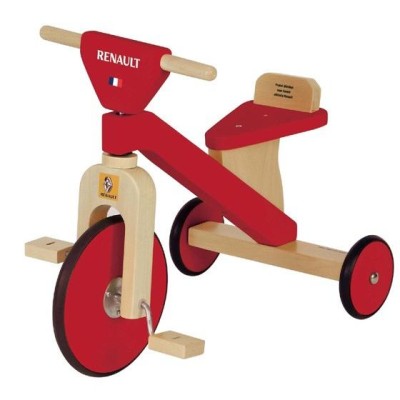 三輪車 乗用玩具 ルノー WOODY TRICYCLE レッド ウッディー