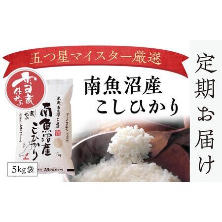 ふるさと納税 （5kg×4 全12回）契約栽培　雪蔵貯蔵米　南魚沼産こしひかり 新潟県南魚沼市