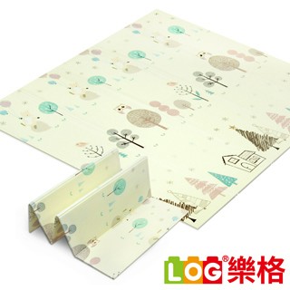 LOG XPE環保遊戲摺疊墊/折疊地墊 -森林小屋(加大款) (180x200x厚1.0cm)