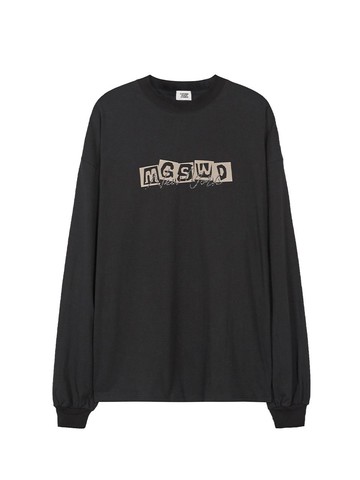 New York Crystal-cut Long Sleeve T-shirt - Black