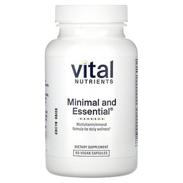 Vital Nutrients, Minimal and Essential，90 粒全素膠囊
