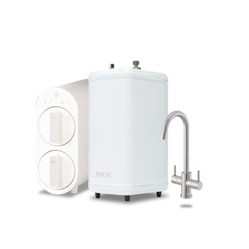 EVERPURE 雙溫櫥下型 H188熱飲機+Waterdrop G2P600無桶直出RO純水機