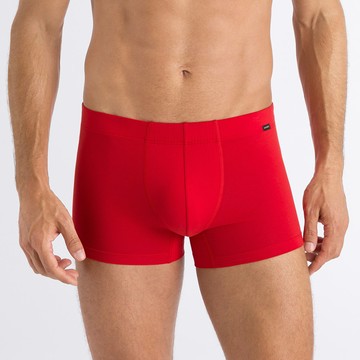 【HANRO】Cotton Essentials貼身四角男內褲(朱頂紅)