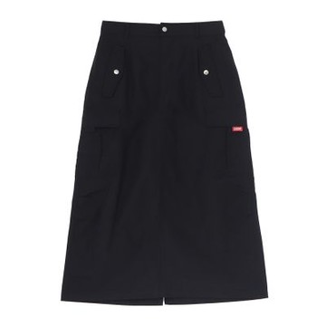 CHUMS Ripstop Cargo Skirt 女 工裝長裙 黑色 CH181386K001