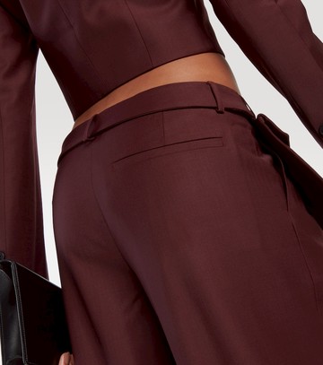 Aya Muse Sylvia mid-rise straight wool pants