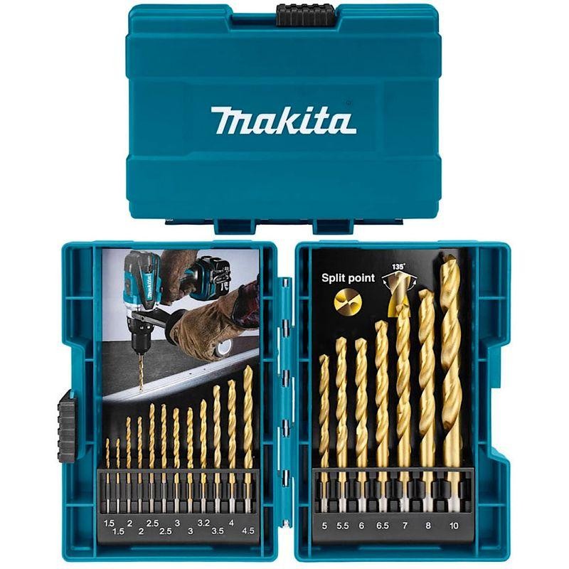 マキタ(Makita) ドリル ビットHSS-TIN DIN338 19本セット ケース 付属