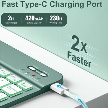 傳音平板xpad30e保護殼鍵盤Infinix11皮套七色背光磁吸筆槽西適用