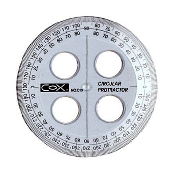 COX三燕 10CM圓型尺(C10)