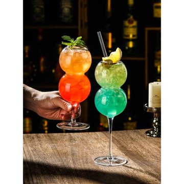 冰糖葫蘆雞尾酒杯郁金香高腳創意酒杯長飲高球杯長島冰茶杯香檳杯