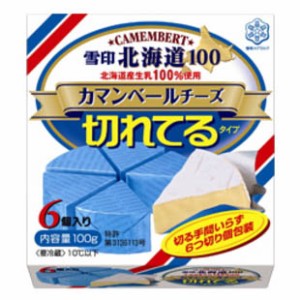 雪印 北海道100 カマンベールチーズ 切れてるタイプ 100g 6個入り 通販 Lineポイント最大6 0 Get Lineショッピング