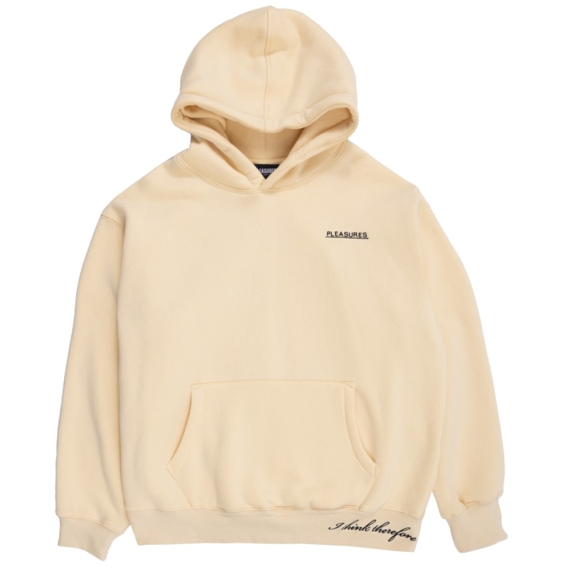 PLEASURES/プレジャーズ】DISCOURSE HOODIE パーカー / IVORY（XL