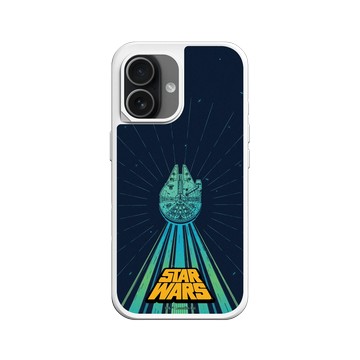 iPhone 17 SolidX 白 - 迪士尼-星際大戰 Star Wars - 千年鷹號-發光原力
