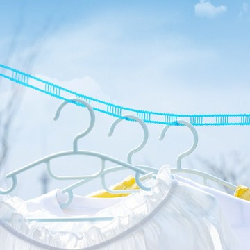 加粗曬衣繩 3 / 5米 室內 曬衣繩 戶外曬衣繩 免打孔凉衣繩 防風防滑 晾衣服 繩子 曬掛被子 神器 晾衣服 晾衣繩