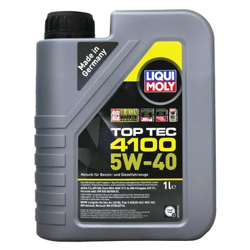 LIQUI MOLY TOP TEC 4100 合成基礎油 5W-40  1L  1瓶