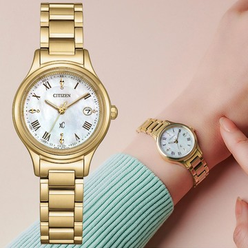 CITIZEN星辰 xC系列 光動能 鈦金屬電波腕錶 27mm/ES9492-57D