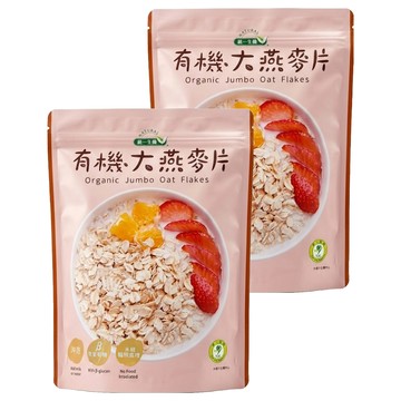 統一生機 有機大燕麥片  400g  2包