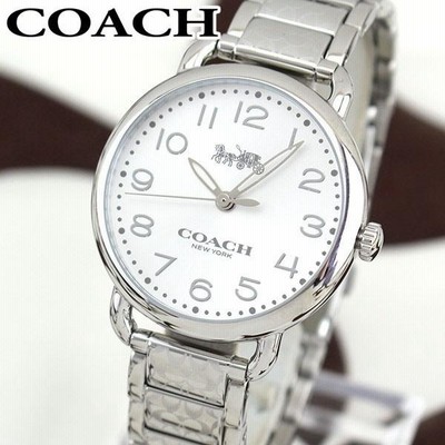 Coach delancey shop watch silver