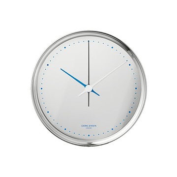 HK 典藏掛鐘（銀面、Ø22 cm）