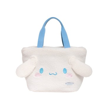 [888好運發發發]【IMPACT】怡寶 | 大耳狗喜拿Cinnamoroll絨毛提袋-白配藍