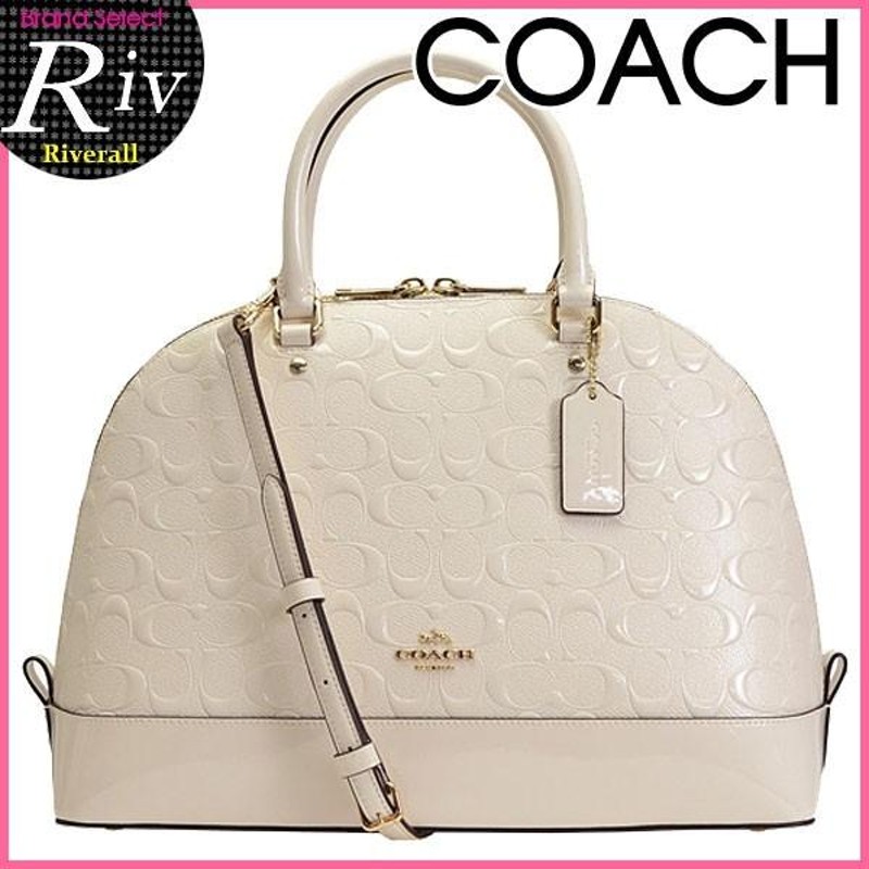 コーチ coach ホワイト オフホワイト バケツ 2way-