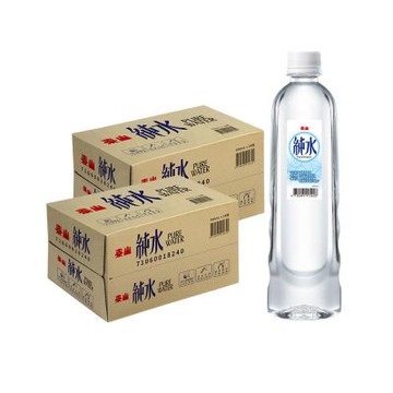 泰山 純水(600mlx24入)_1+1組合(共2箱48入)
