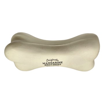 MANDARINE BROTHERS 食品級矽膠骨頭發聲玩具 白色  50 x 30 x 10cm  1個