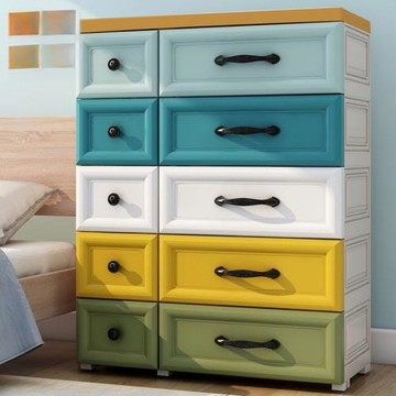店鋪推薦收納柜子多層抽屜式多功能塑料儲物柜臥室