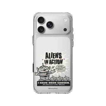 iPhone 17 Pro Max Clear Case（相機按鈕） 透明 - 迪士尼-玩具總動員 Toy Story - 三眼怪-美式風格