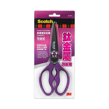 3M 高硬度鈦金屬 可拆式 料理專用剪刀 /支 KS-DT【APP滿額下單10%點數(單一帳號最高1000點)】4/30止
