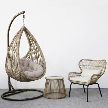 免運/公司貨 吊籃 吊椅 陽臺家用吊椅休閑吊籃室內秋千少女臥室吊床戶外藤椅鳥巢搖籃椅 可開發票 全館五折 工廠現貨直銷 新品特價 z11013